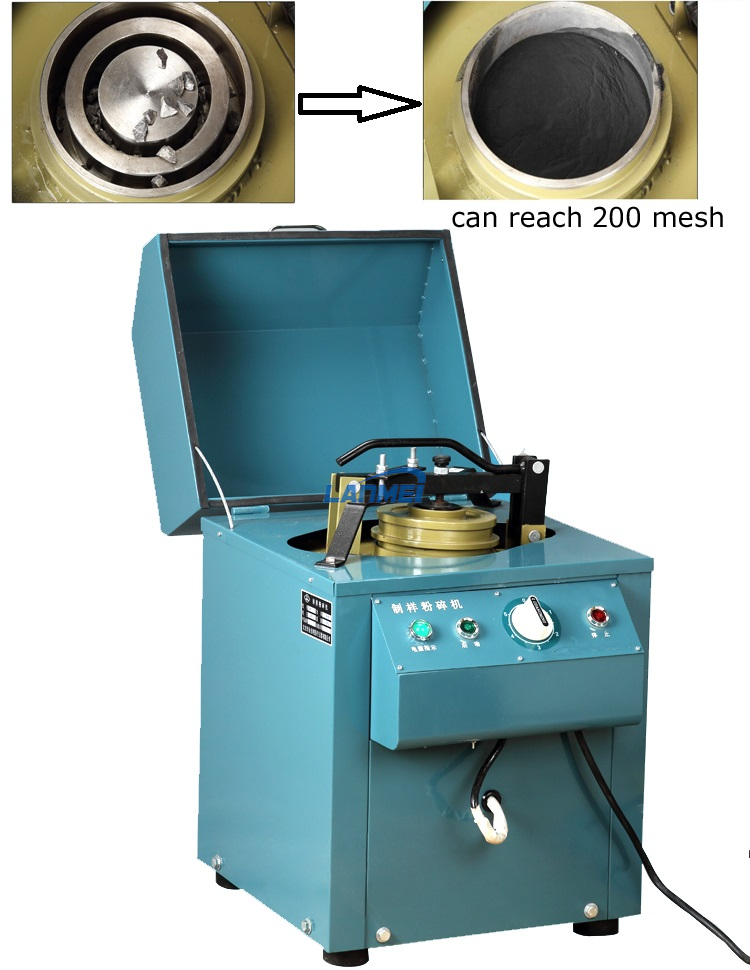 200Mesh Power ကြေးဝါကြေးဝါကြိတ် Lab Dis Dis Dis Dis Dis Disc Mill Pulververizine စက်