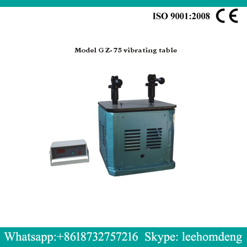 GZ-75 ဘိလပ်မြေမော်တာတုန်ခါမှုဇယား